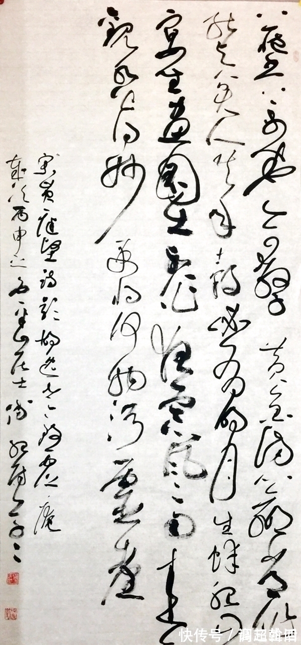 书谱@这位书法家善于“制造”作品,难怪7年46次入大展、5获最高奖
