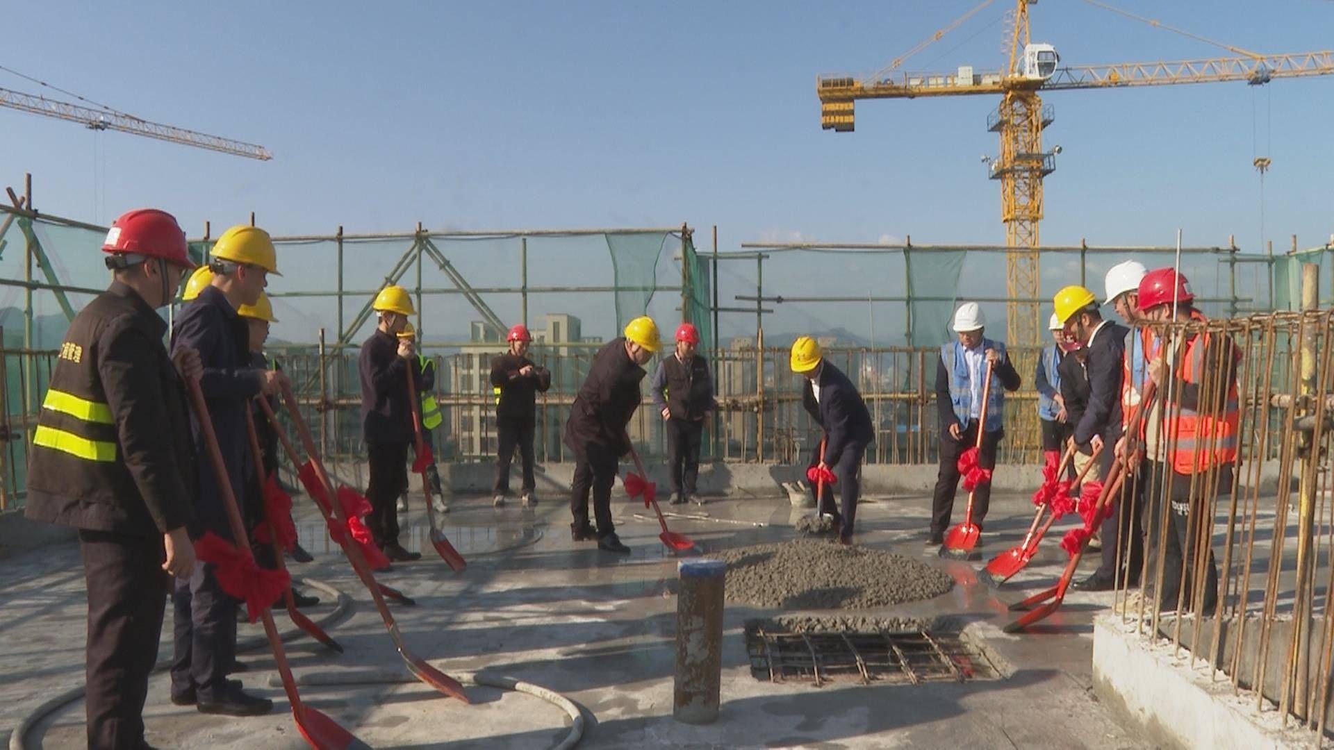 锦绣安置小区|?苍南县城新区锦绣安置小区二期工程顺利结顶