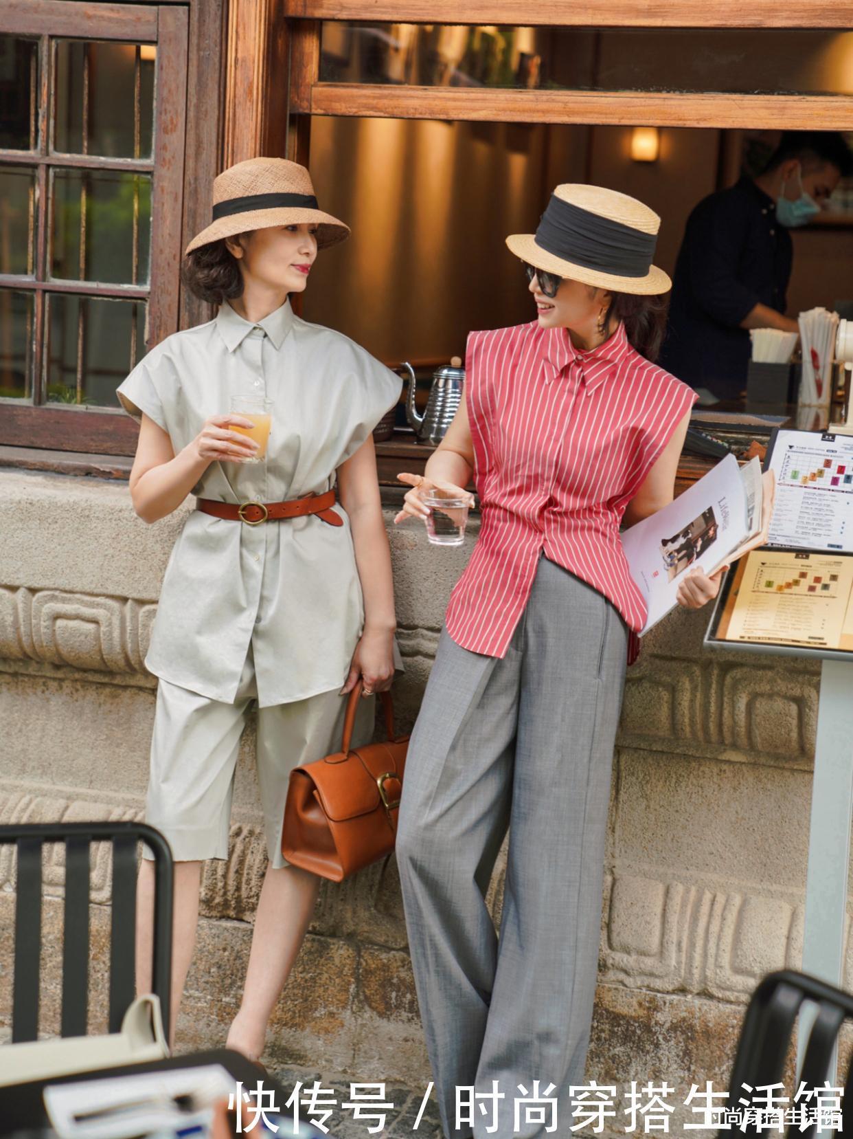 穿搭|优雅地老去,也是一种美感!三木妈妈夏季穿搭,优雅又减龄