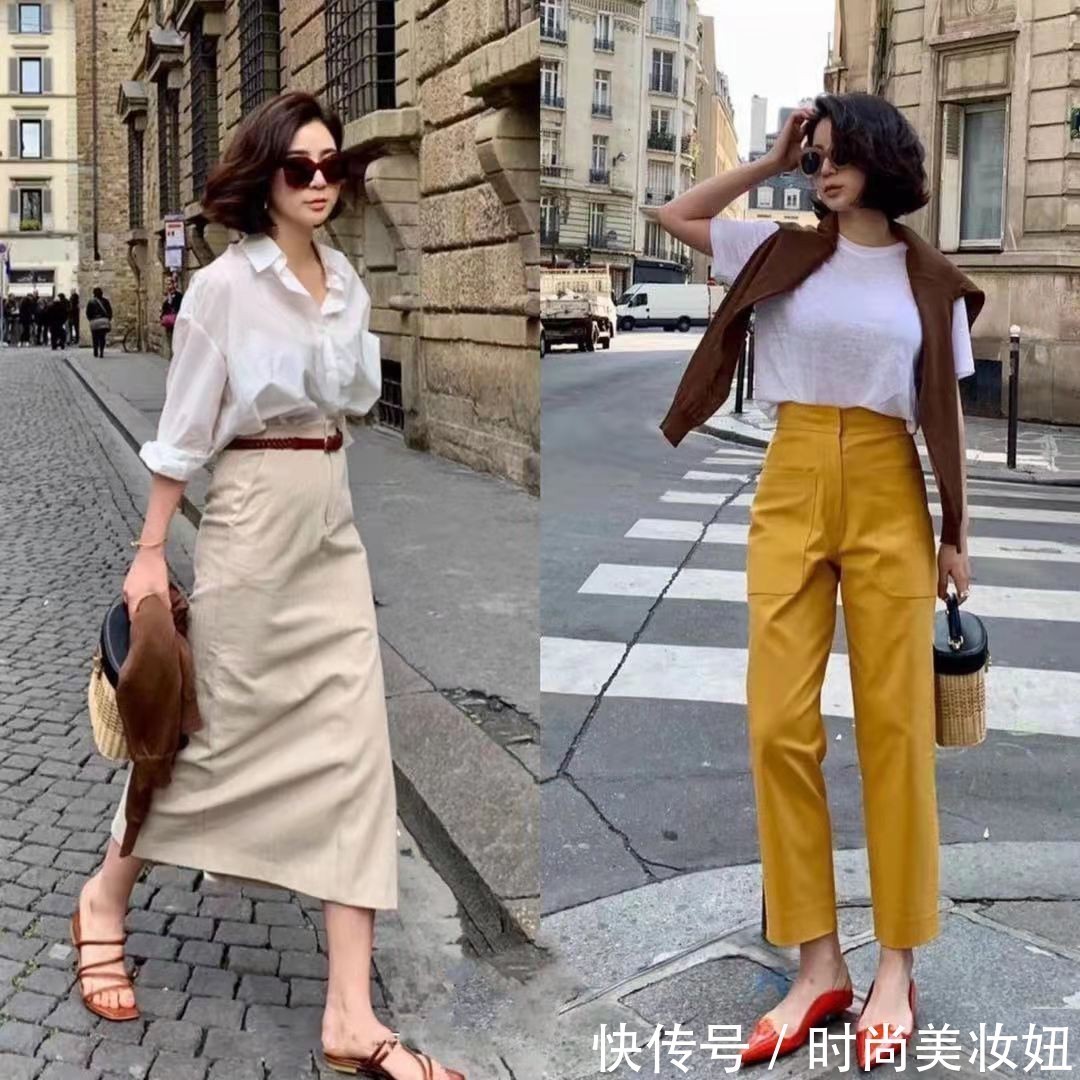 白衬衫 永不过时的法式穿搭,掌握这4点小技巧,不费力就穿出高级感
