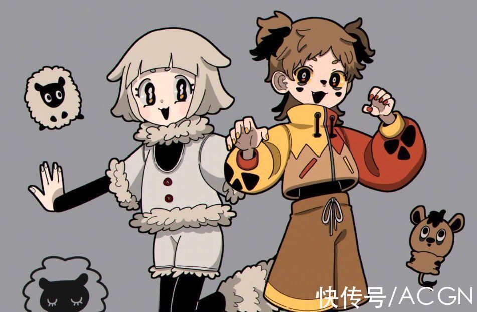 可爱|看过了“靓帅风”的动物拟人,看看可爱风的好像也不错,被治愈了