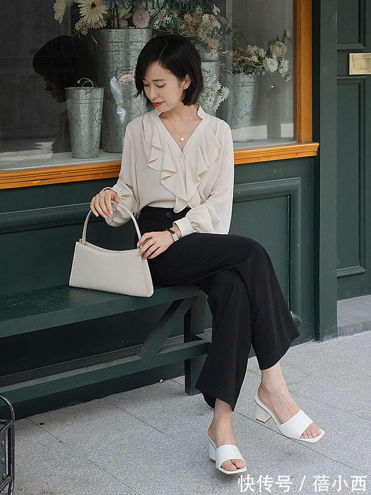 高级感|初秋只需这3件单品就够了:针织衫、半身裙、衬衫,打造高级感