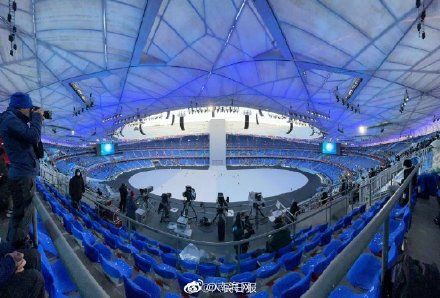 北京冬奥会|一起看此刻的鸟巢体育场