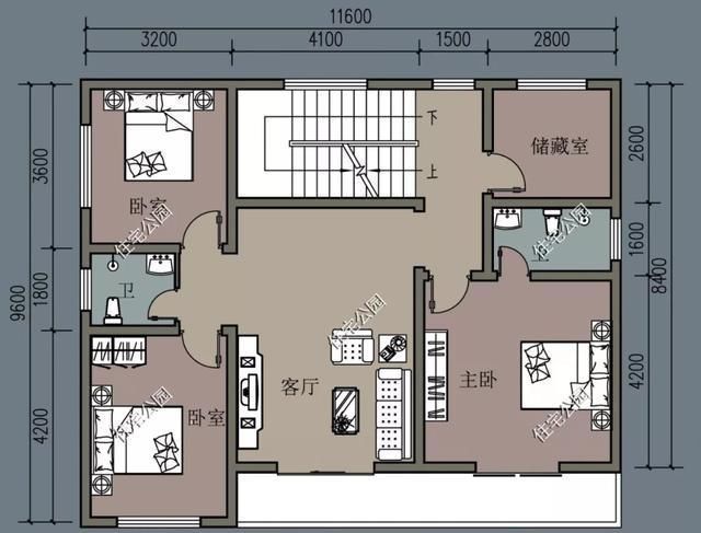 建筑面积|农村没有堂屋的房子不是好房子,20套户型分享,总有一套看上眼