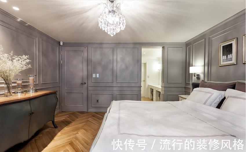 衣帽间|家与家的差距是风格，166.5㎡的家选择法式风，优雅感藏不住了