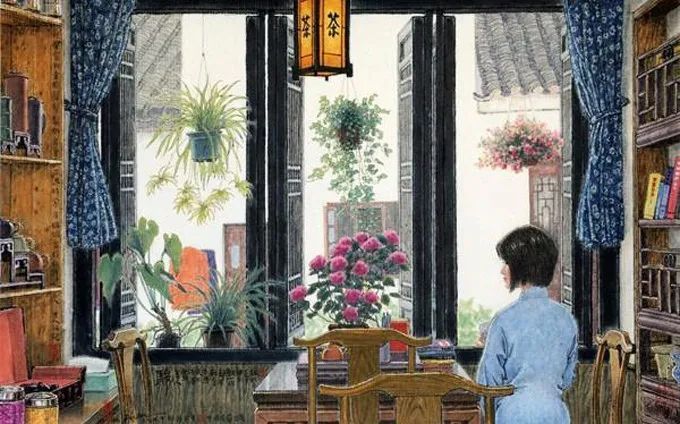 贺天健&吕吉人笔下的水韵江南,美在意境!