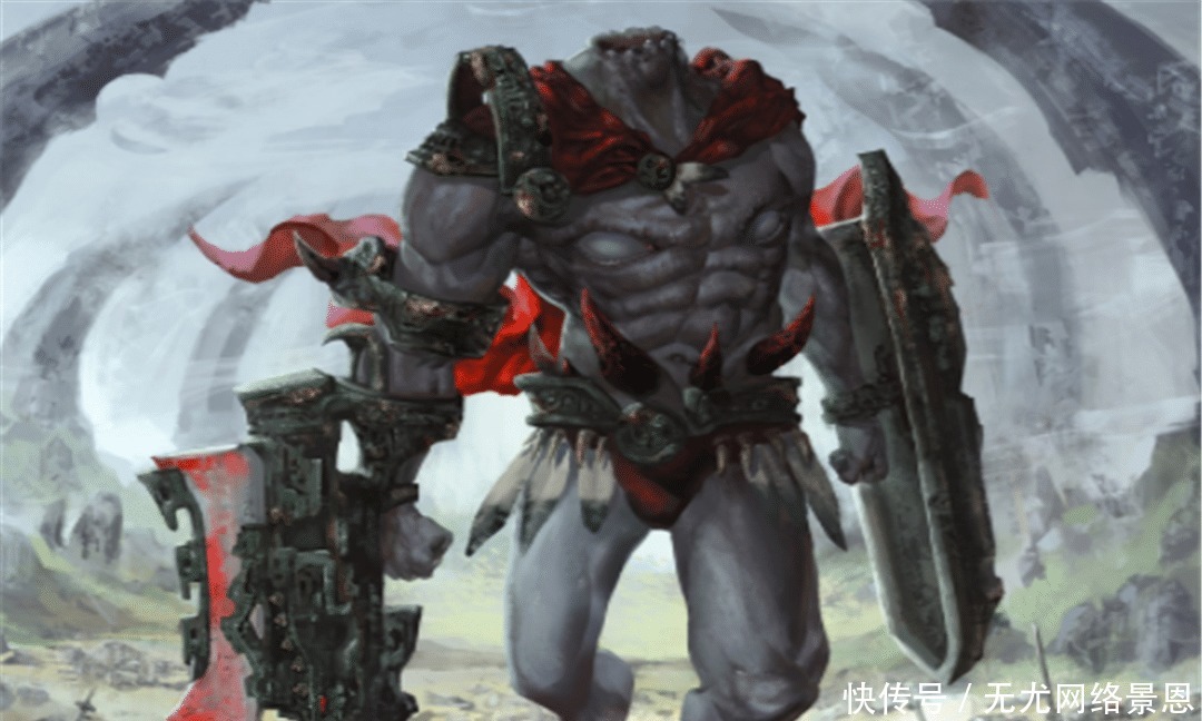 棵参天大树|《山海经》中刑天无头如何存活?刑天:只要有水,我就能活