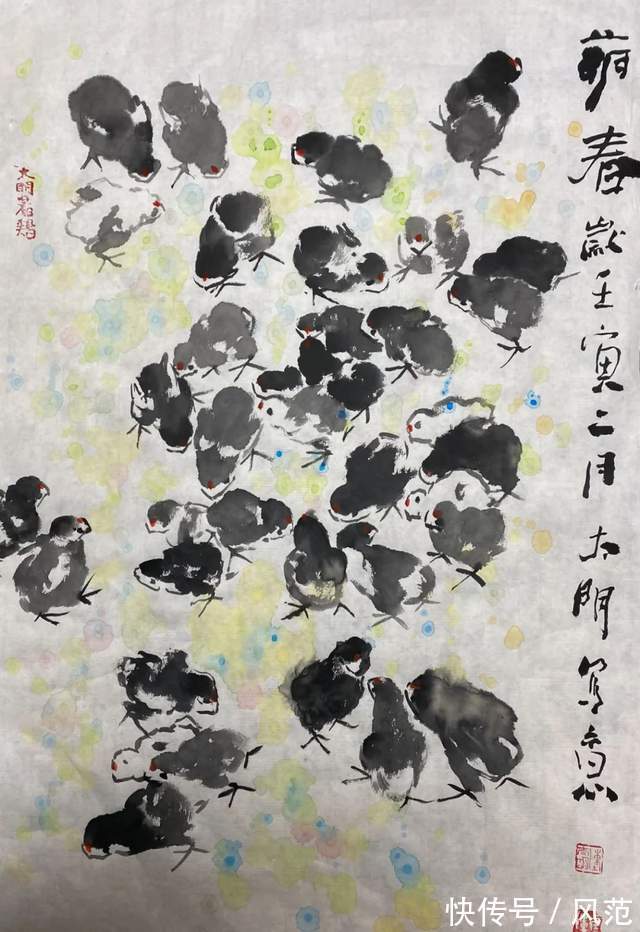 书画南北方@《书画南北方》陈太明画鸡虎年新作展