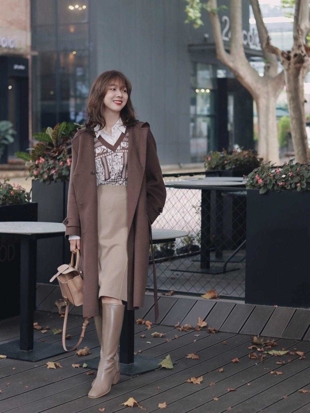 短靴|大衣+靴子是立冬的标配,高档有气质,时髦又保暖