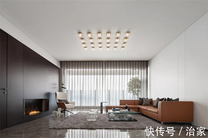 米白|治家平台丨110㎡的室内设计,质感又温馨