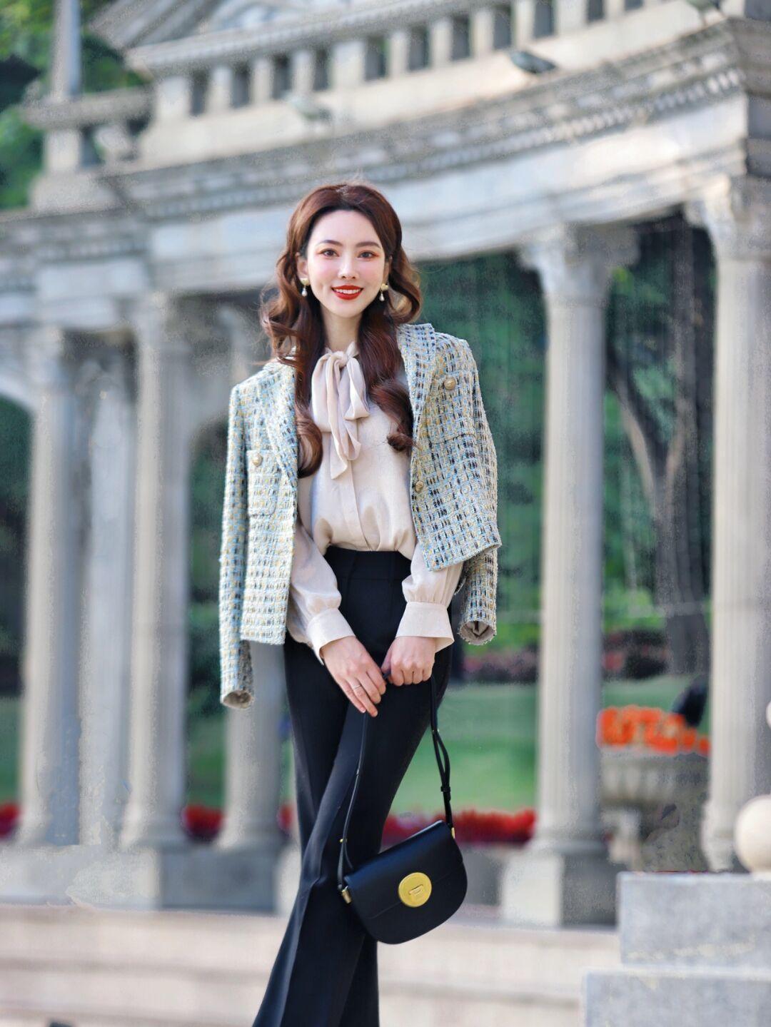 穿搭|为什么我劝你出门要穿“小香风外套”?看潮人示范就知道,真美