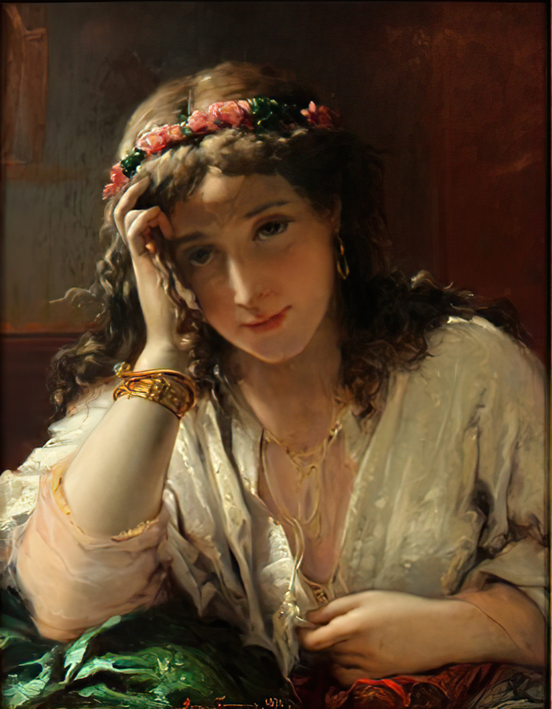 画家&比利时画家?约瑟夫·库曼斯笔下的美女,太迷人!