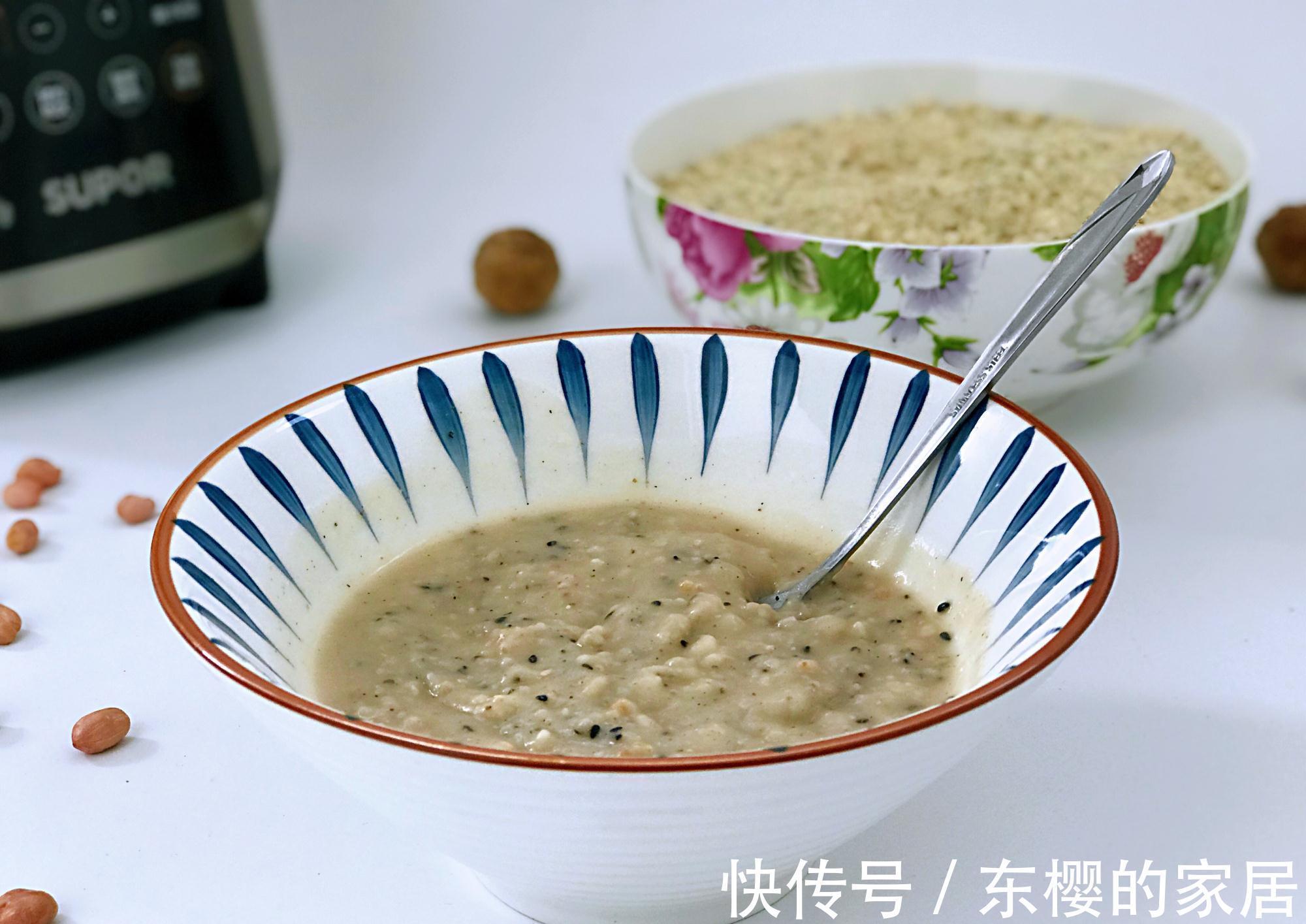家有面粉就能做，一次多做一些，营养全面又好喝，随吃随取真省事