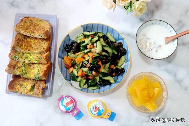 晒晒我家七天早餐，家里有孩子，从小培养吃早餐的好习惯