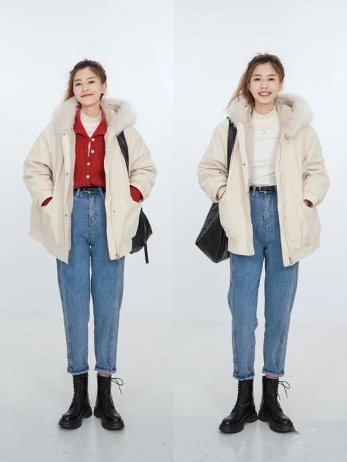 2021火了一种穿搭，叫做“长款羽绒服＋短靴”，时尚保暖更洋气
