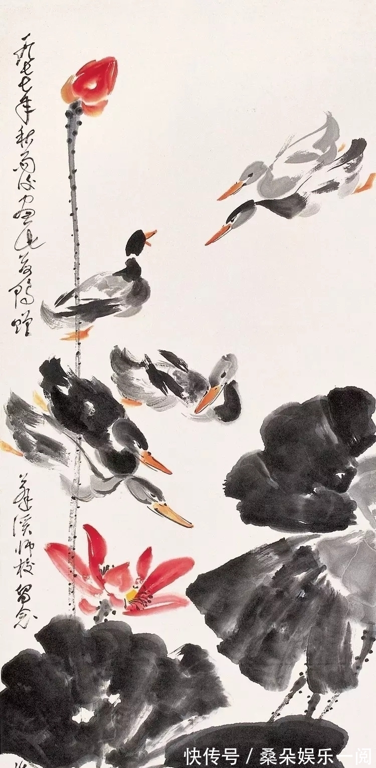 夏天|酷暑难耐的夏天,看完孙竹篱的花鸟画,能否给你带来丝丝的凉意?