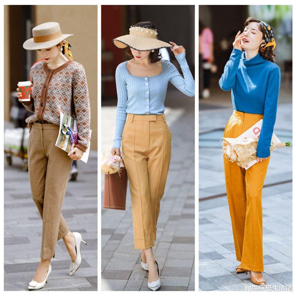 直筒裤|立秋后别只穿裙子,土气!今年流行这样穿,轻松穿出高级感