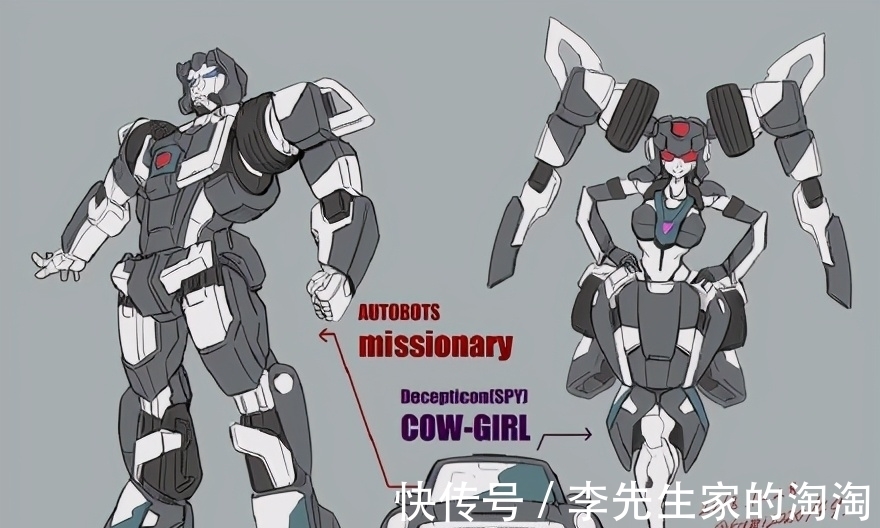 长马尾|全新变形金刚角色设计，大黄蜂变成了挖掘机？