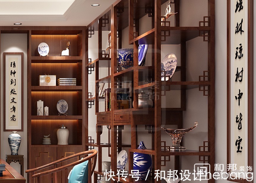 家具|农村自建房的新中式风格,颜色搭配与空间线条是重点!