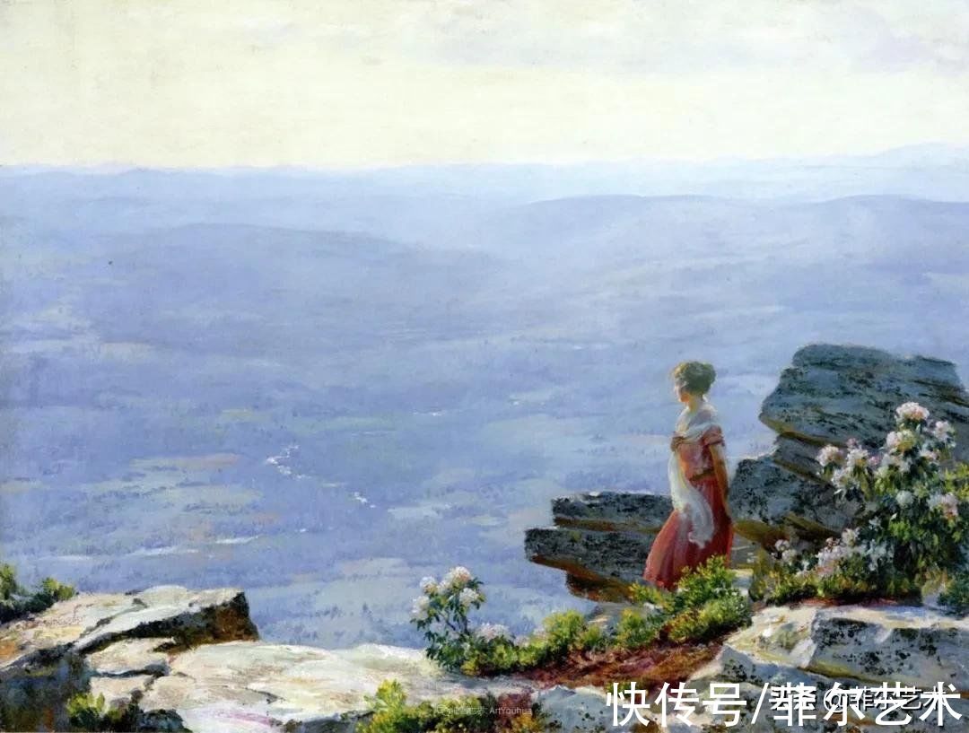 curran#美国画家画笔下的女人，犹如春天的茉莉花，清香、娇艳而不失典雅