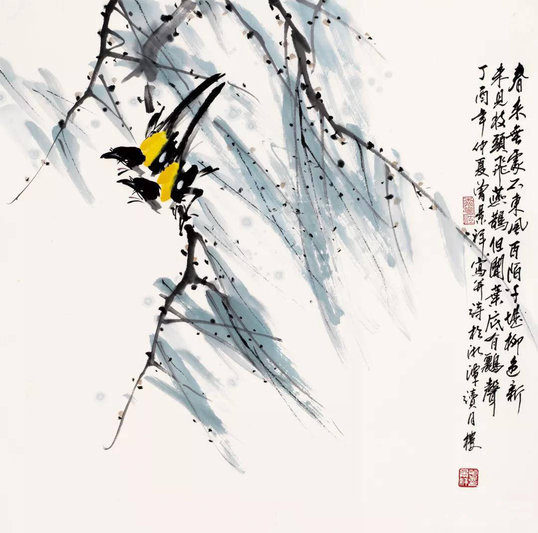 湘潭师范学院!翰墨丹青展风采——画家曾景祥花鸟画作品欣赏