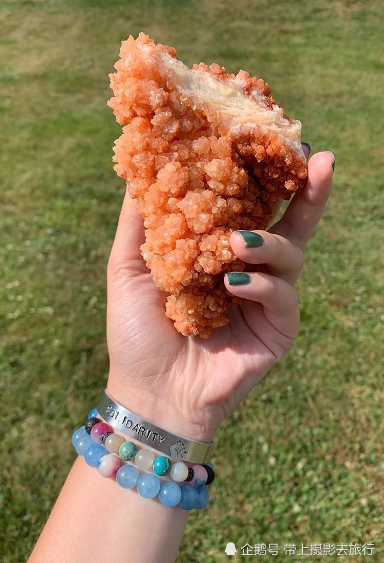 鸡排|她收获一块鸡排石头,因太美味走红,网友好想咬一口