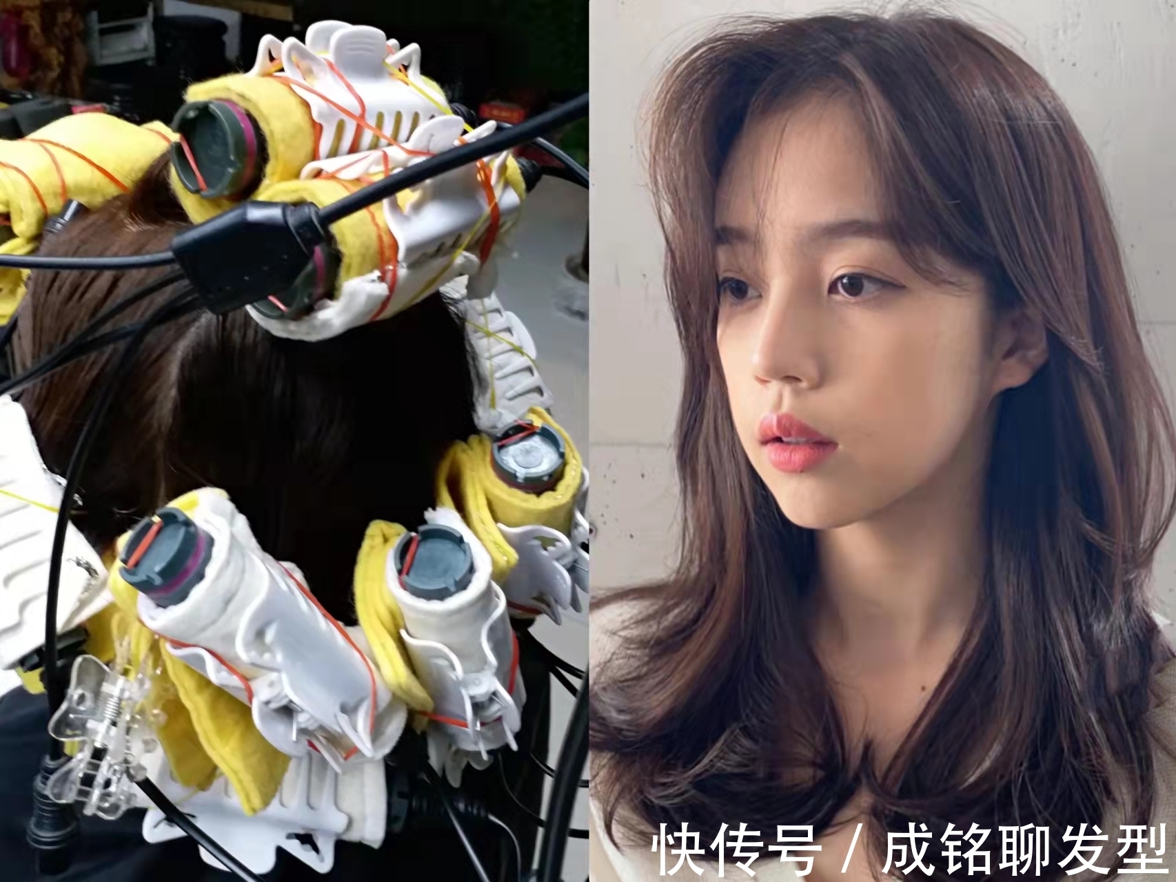 烫发|热烫和冷烫,哪种烫法更适合烫大卷?大卷和大波浪有啥区别?