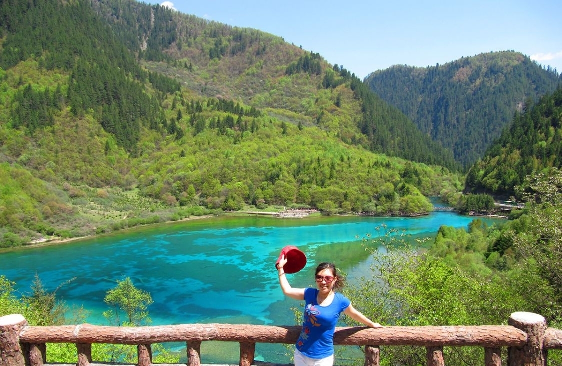 九寨沟的海,瀑布连环,归来不看水
