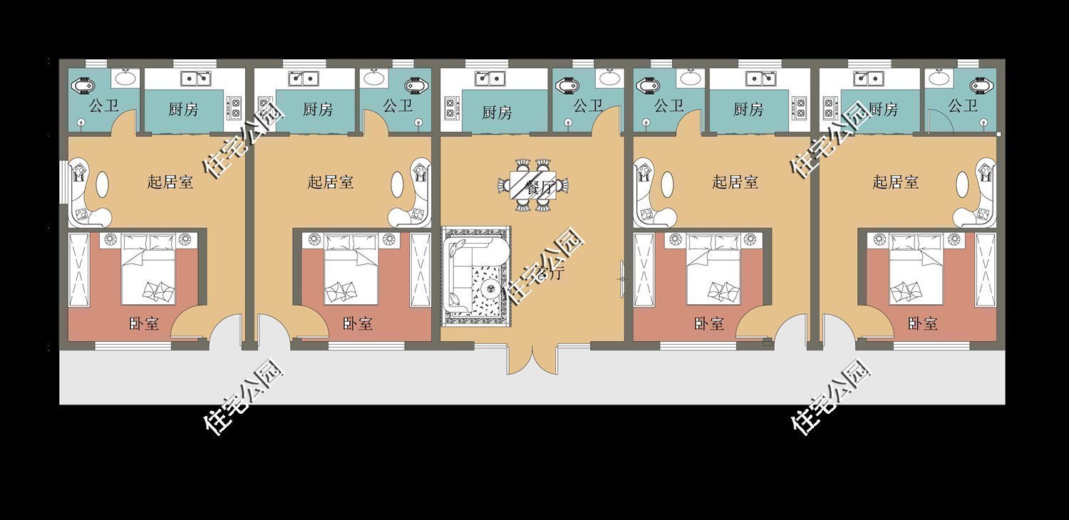 养老房|养老房还是一层好,10套一层农村户型,建一栋出来送给父母正合适