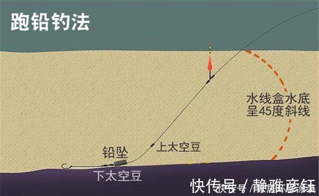 跑铅钓又叫底坠跑线,注意线“跑”坠不“跑”,很多钓友都会弄错
