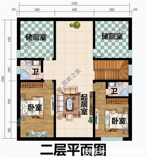 卧室|一层怎么盖房最漂亮？这户型看着也大气，家人看了都说好
