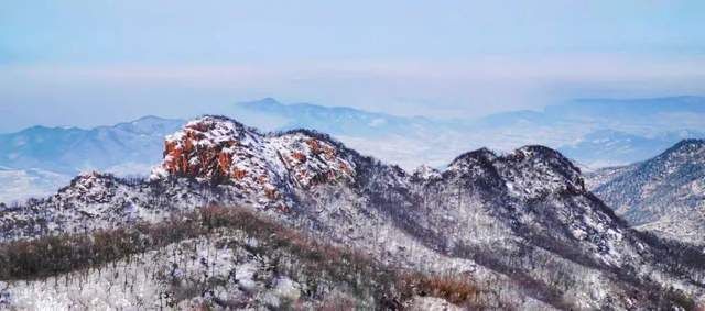 山本无忧，因雪白头，雪后沂山，唯美素颜！