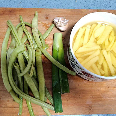 土豆|干煸豆角土豆条