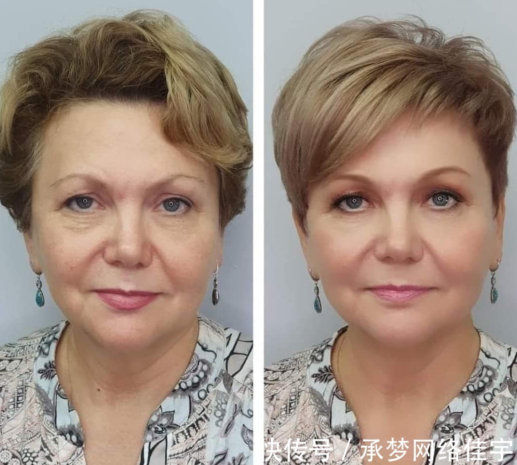 头发 中年大姐发型一换,时尚又年轻,显小十岁有没有