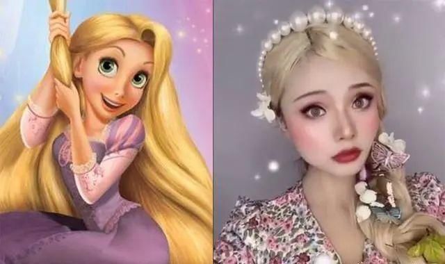 小姐姐挑战迪士尼公主仿妆COS,作品秒破次元壁,粉丝想娶回家