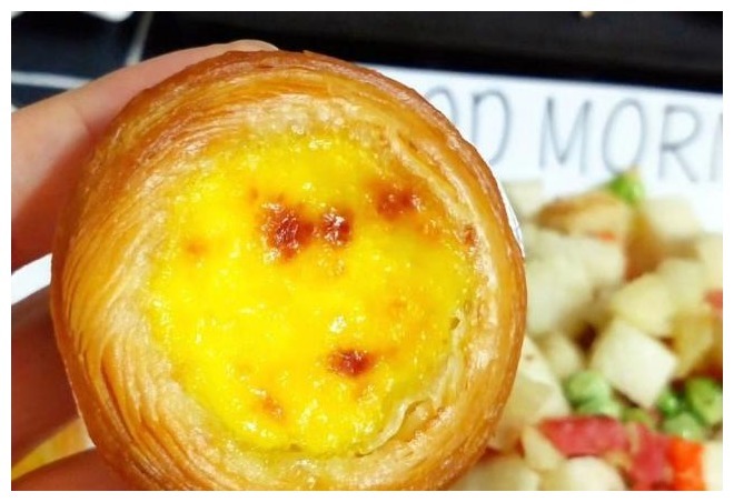 营养美味的蛋挞,外酥里嫩奶香味十足,口感超赞