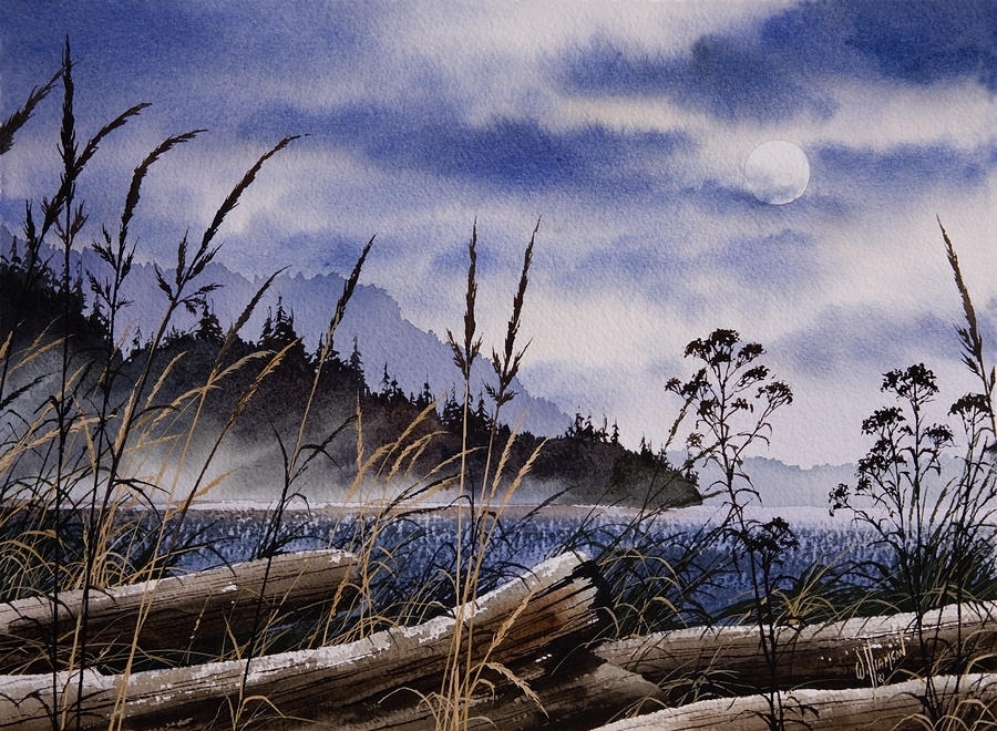 水彩画@风景水彩│ 美国画家James Williamson水彩画海景 作品