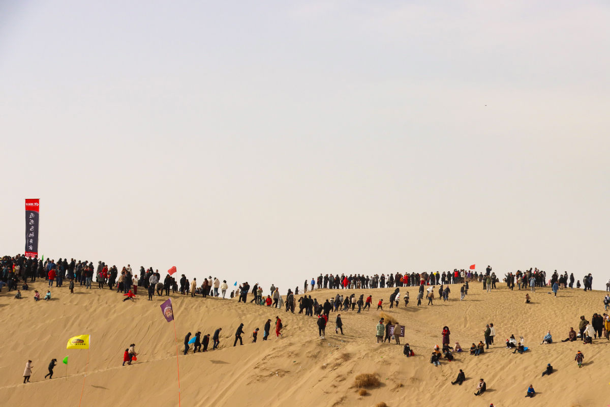博湖县|沙漠驼队踏寻丝路大漠风光 为全域旅游增添新活力
