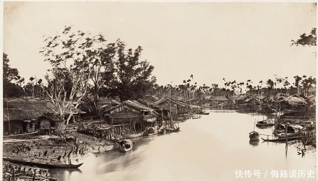 西贡|1866年越南胡志明市景象:到处中国人的建筑,刚被法国殖民者侵占