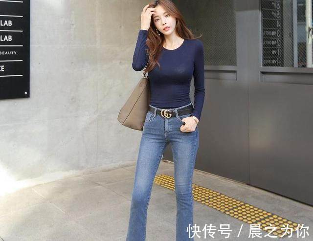 时尚 潮流时尚的牛仔裤,轻松塑造优美的线条,彰显女人的优雅气质!
