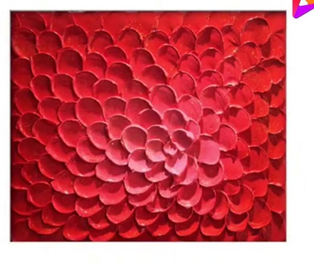 颜色&美术生只用一种颜色,创作一幅精美的艺术品,网友:颜料不用钱啊