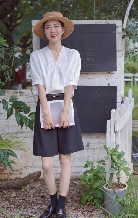 阔腿裤 秋天不一定要穿卫衣,衬衫一样很高级,这些搭配干练又洋气