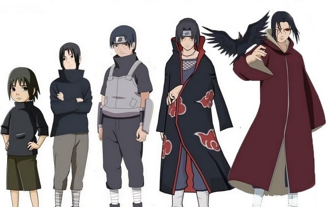 春野樱|火影忍者角色从小到大成长图,佐助长残成大叔,井野越长越美