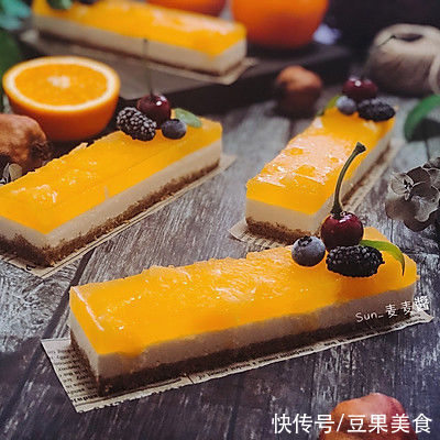 香橙果冻慕斯#安佳佳倍容易圣诞季#