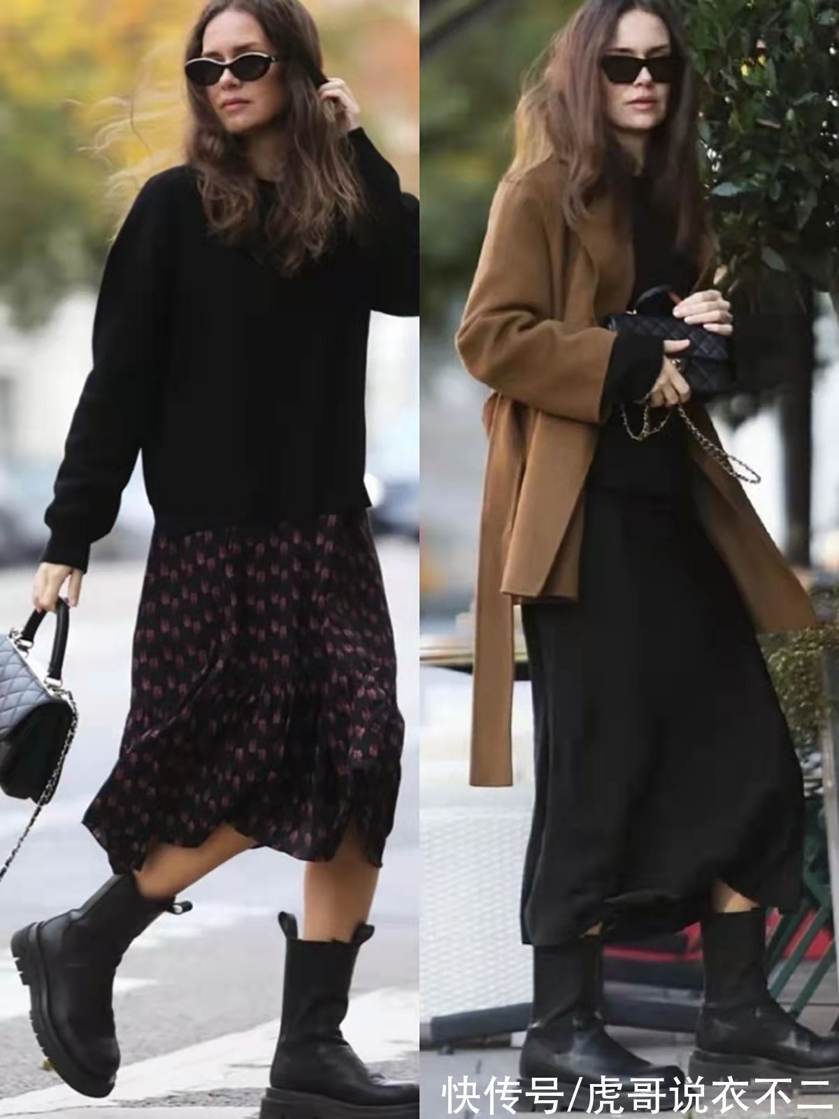 caroline 冬季还是穿“短靴”更时髦,万物皆可搭就算了,还兼顾温度与风度