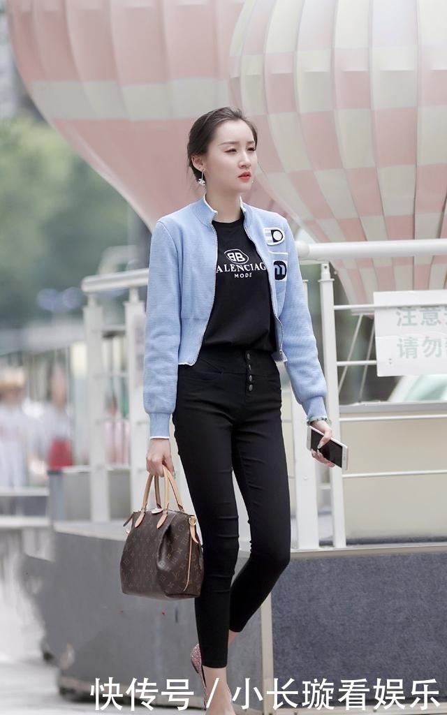 夹克|灰色夹克外套,搭配紧身裤,简单自然大气时尚