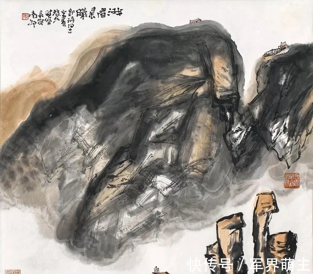 中国书画!当代中国画坛一位真正的隐士!李琼久山水画