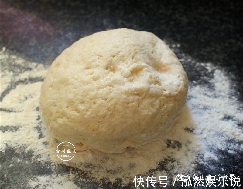发面饼新做法,低糖又简单,暄软蓬松有嚼劲,比面包还好吃