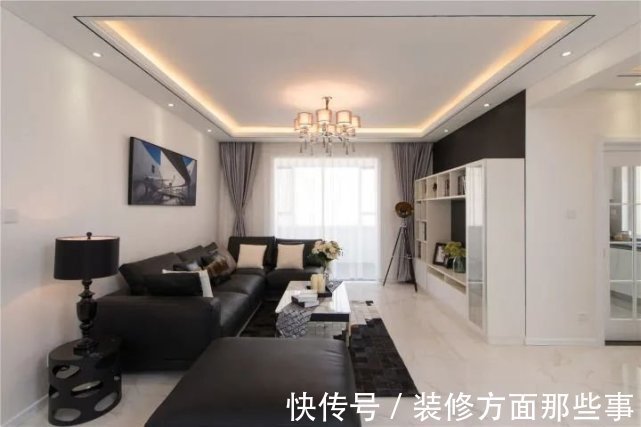 黑白|122㎡现代简约,黑白灰带来不一样的沉稳!