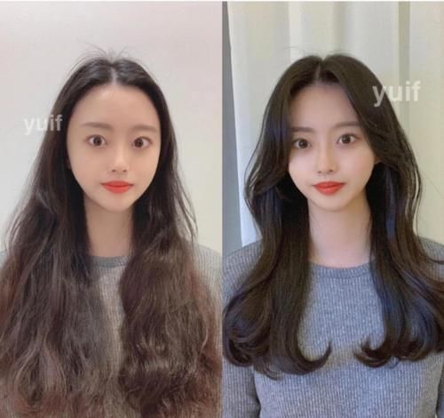 换发型等于换脸，变换真不小，一不小心变女神